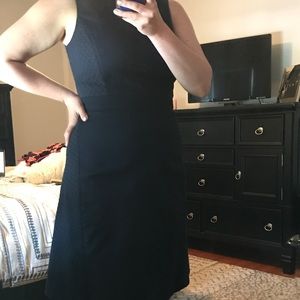 J. Few diamond Jacquard pique A-line dress